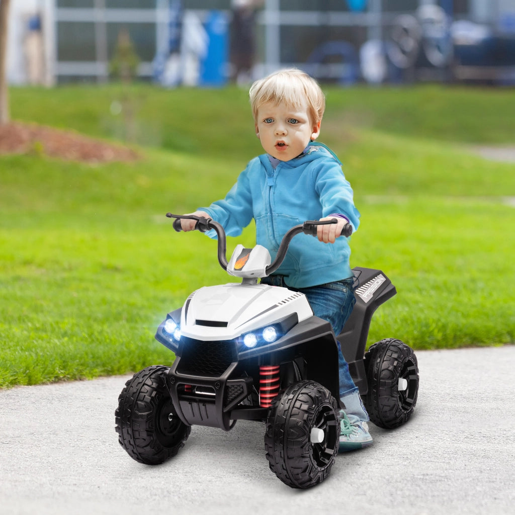 Giocattolo Quad per Bambini con Luci e Musica ¨C zephmum ¨C Bianco 50 Min