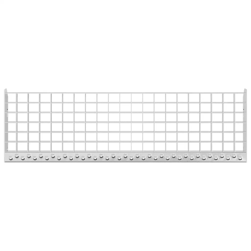 Gradino in Griglia 80x24x7 cm Acciaio Zincato 155684