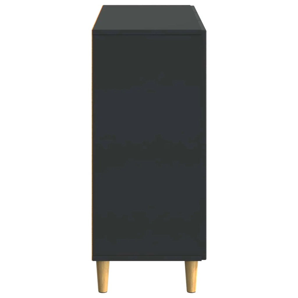 Credenza Nero 89 x 34,5 x 80 cm Legno ingegnerizzato 894646