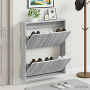 Mobiletto per Scarpe da Muro ZWOLLE 71 x 17 x 86 cm 896421