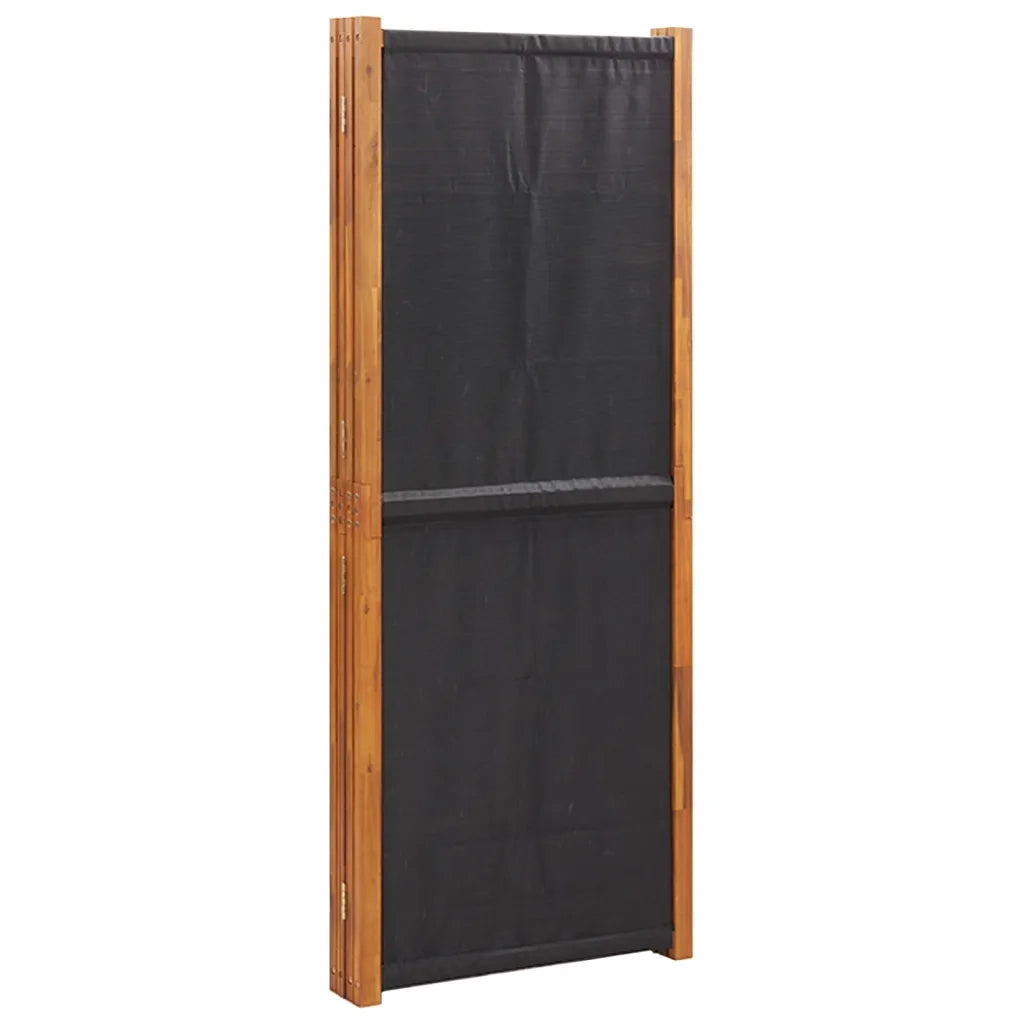 Divisorio Ambienti | Divider per stanze | Paravento a 5 Pannelli Nero 350x180 cm