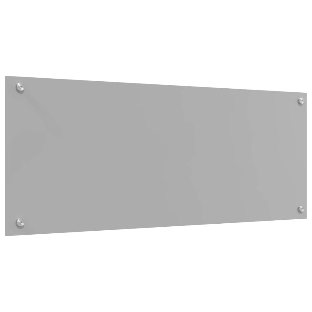 Schienale da cucina Grigio chiaro 100 x 40 cm vetro temperato 42001235