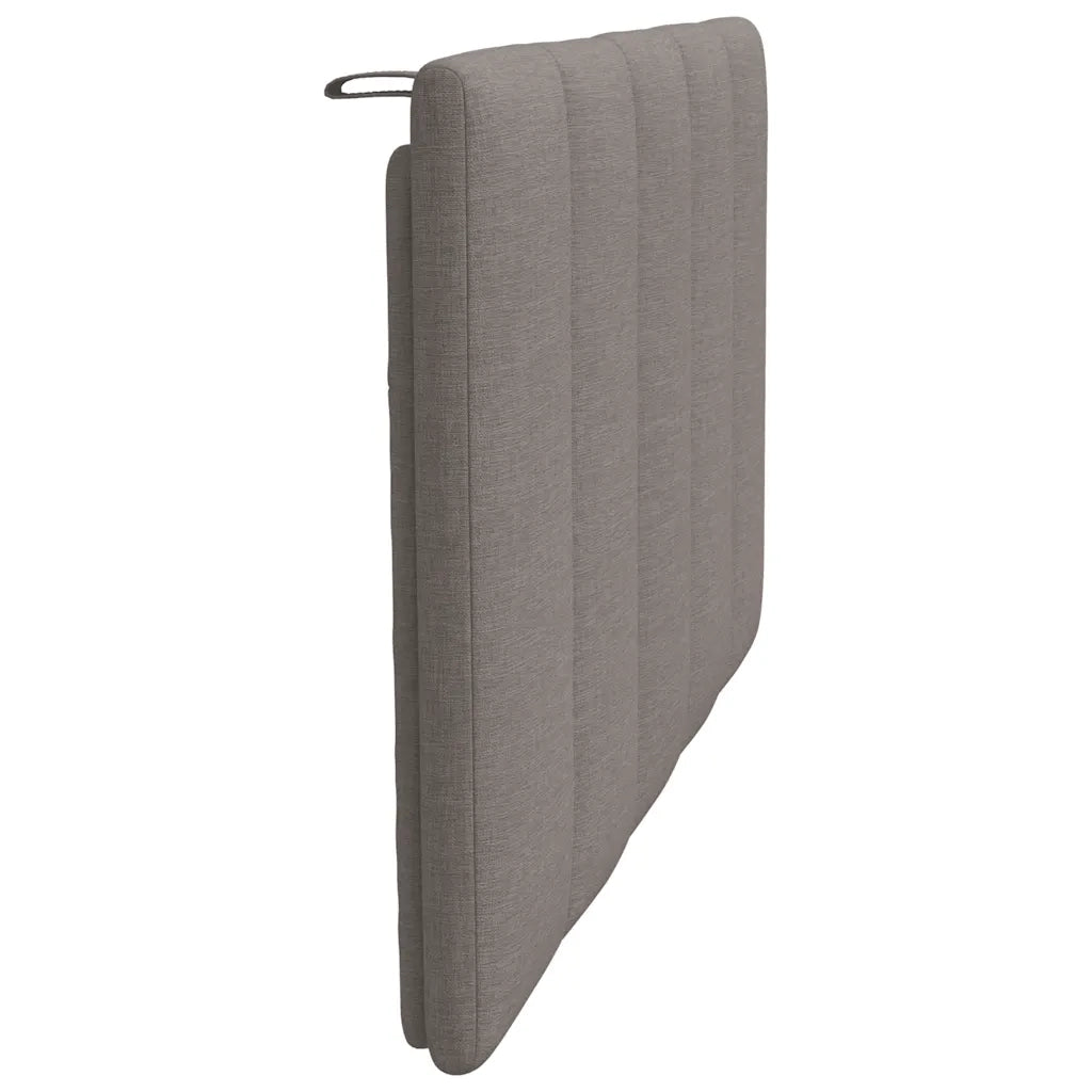 Cuscino Testiera-Cuscino per Testiera Hanko Tortora 90 cm in Tessuto