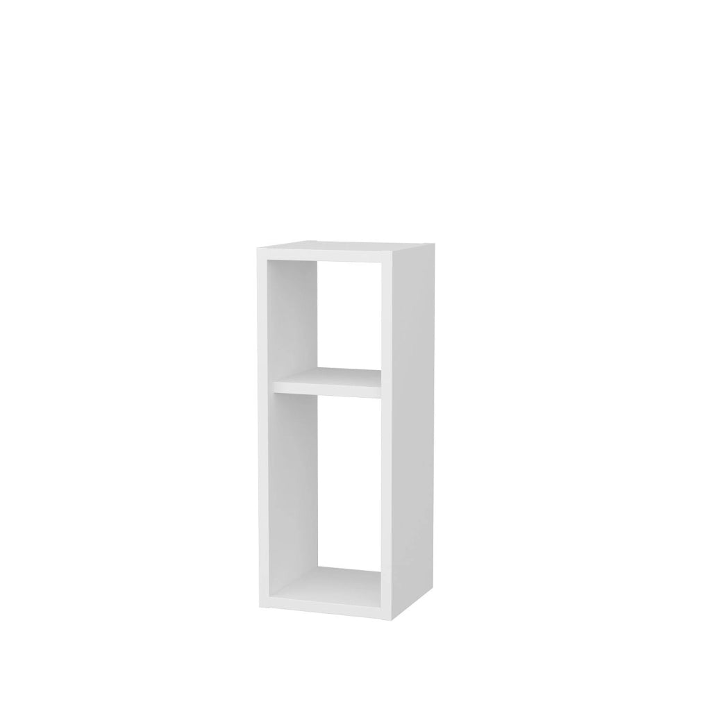 Comodino in legno "Sault" - 23 x 22 x 60 cm - Bianco
