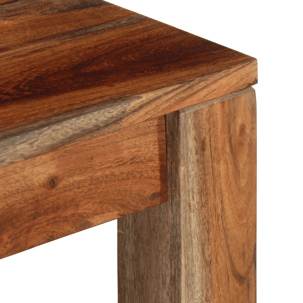 vidaXL Panca 110 cm in Legno Massello di Acacia