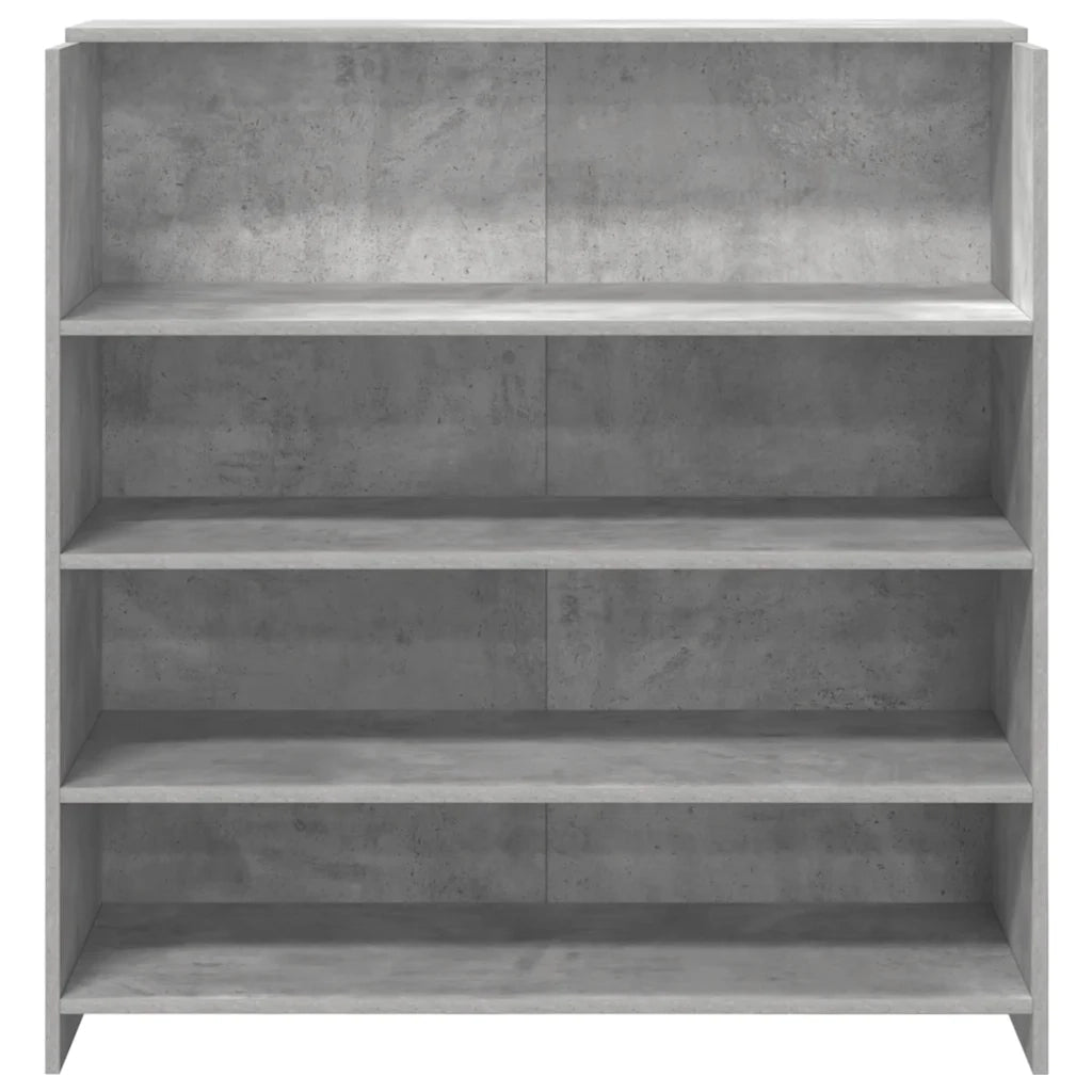 Banco Reception Grigio Cemento 100x50x103,5cm Legno Multistrato