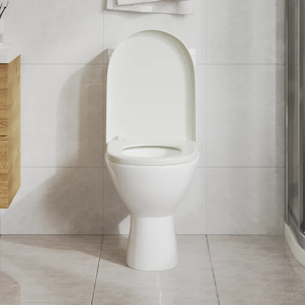 Copriwater Ammortizzato e Sgancio Rapido Bianco Quadrato CFW9669100
