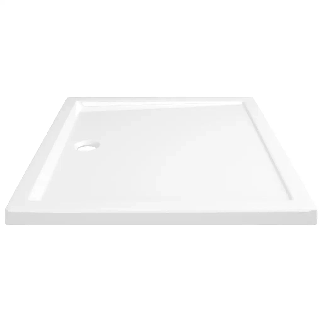Piatto Doccia in ABS Rettangolare Bianco 80x90 cm CFW2375297