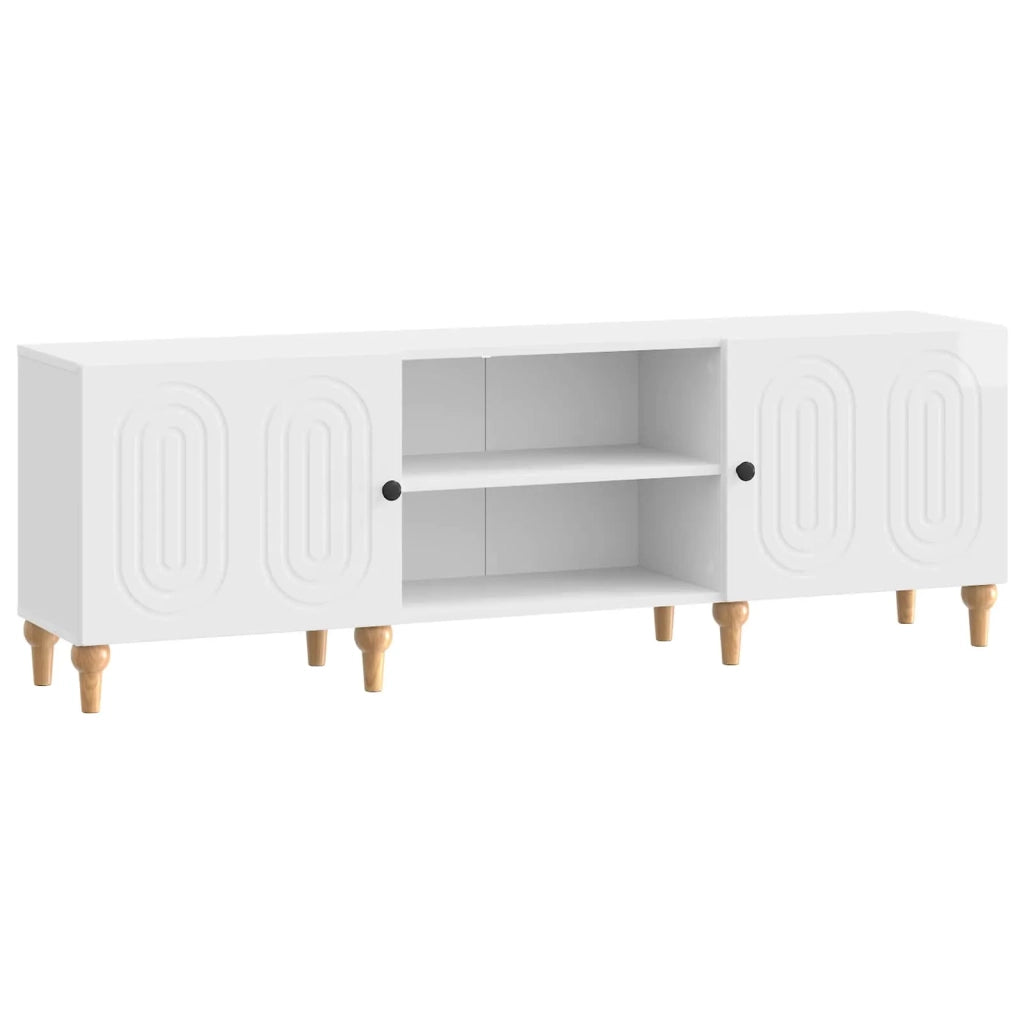 Mobile TV 150 x 31 x 50 cm Bianco Lucido Legno ingegnerizzato 894229