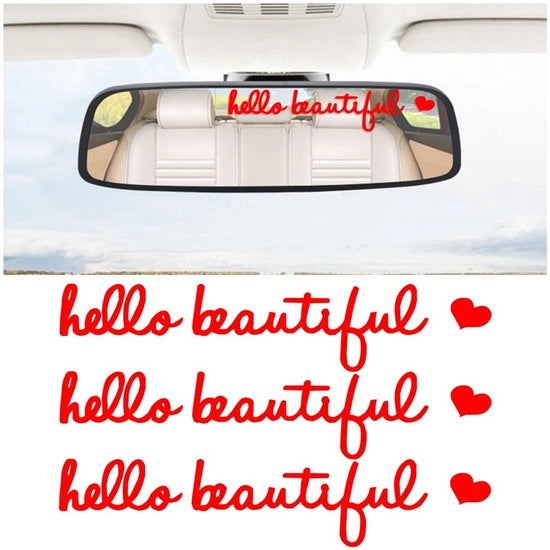 Pacco di autosticker di alta qualità da 3 - Impermeabile - Autoadesivo - Materiali di alta qualità - Ecologico - Progetto riflettente - Decorazione dell'auto