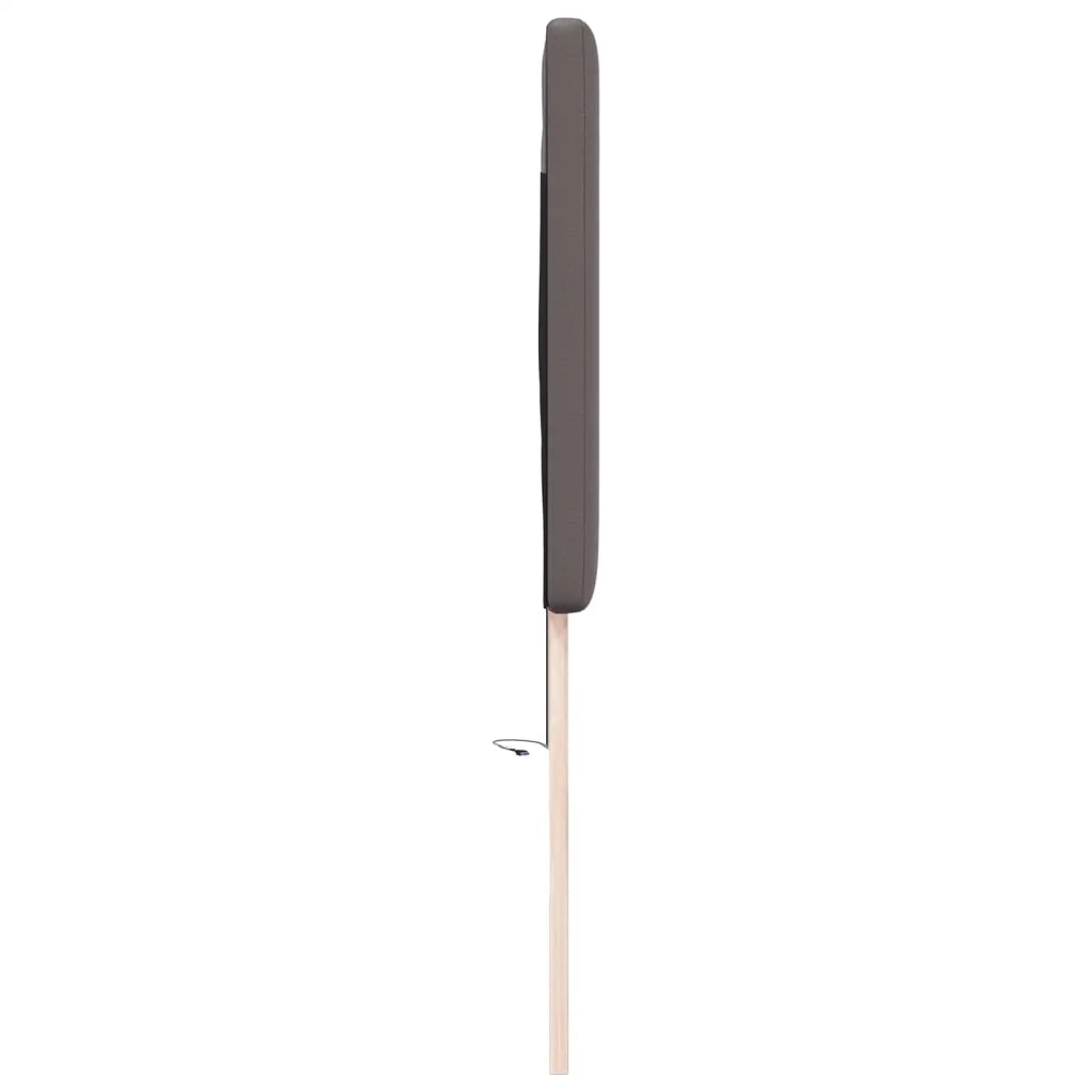 Testiera LED Grigio 180 cm Pelle Sintetica 42007311