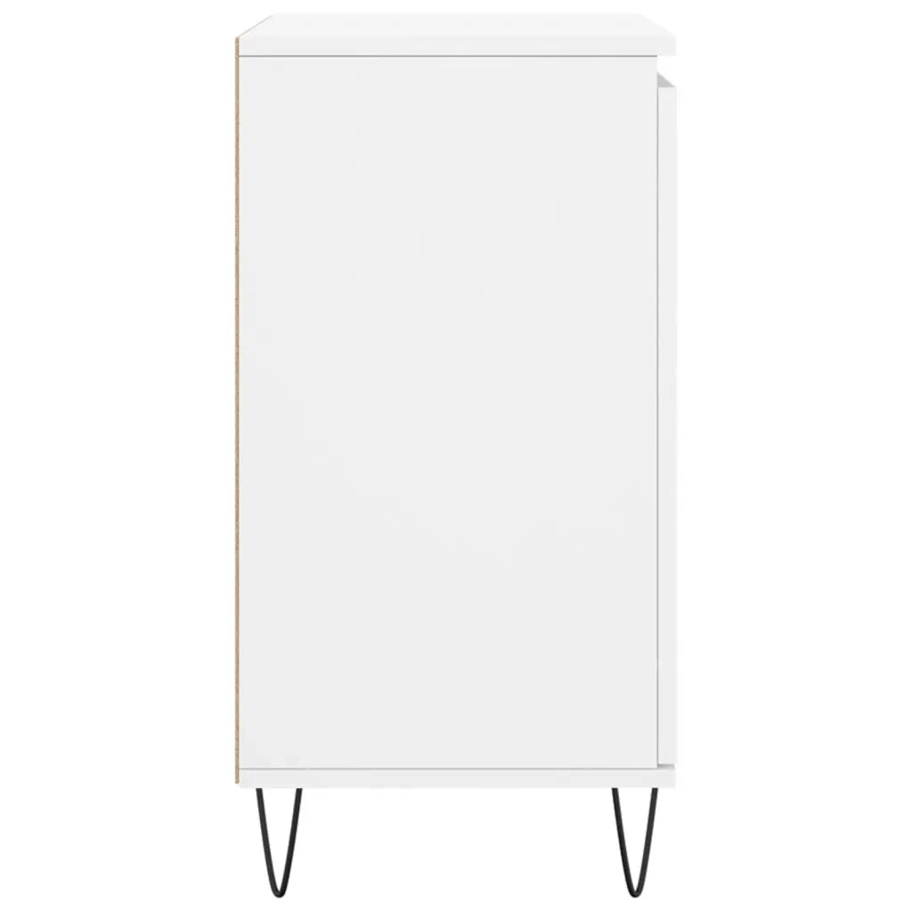 Credenza-Buffet-Armadio da cucina Bianca 60x35x70 cm in Legno Multistrato 136132