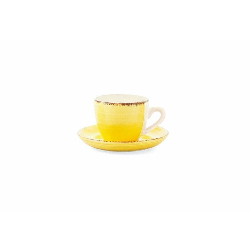 Baita Set Caffe' 6 Tazzine Con Piattino