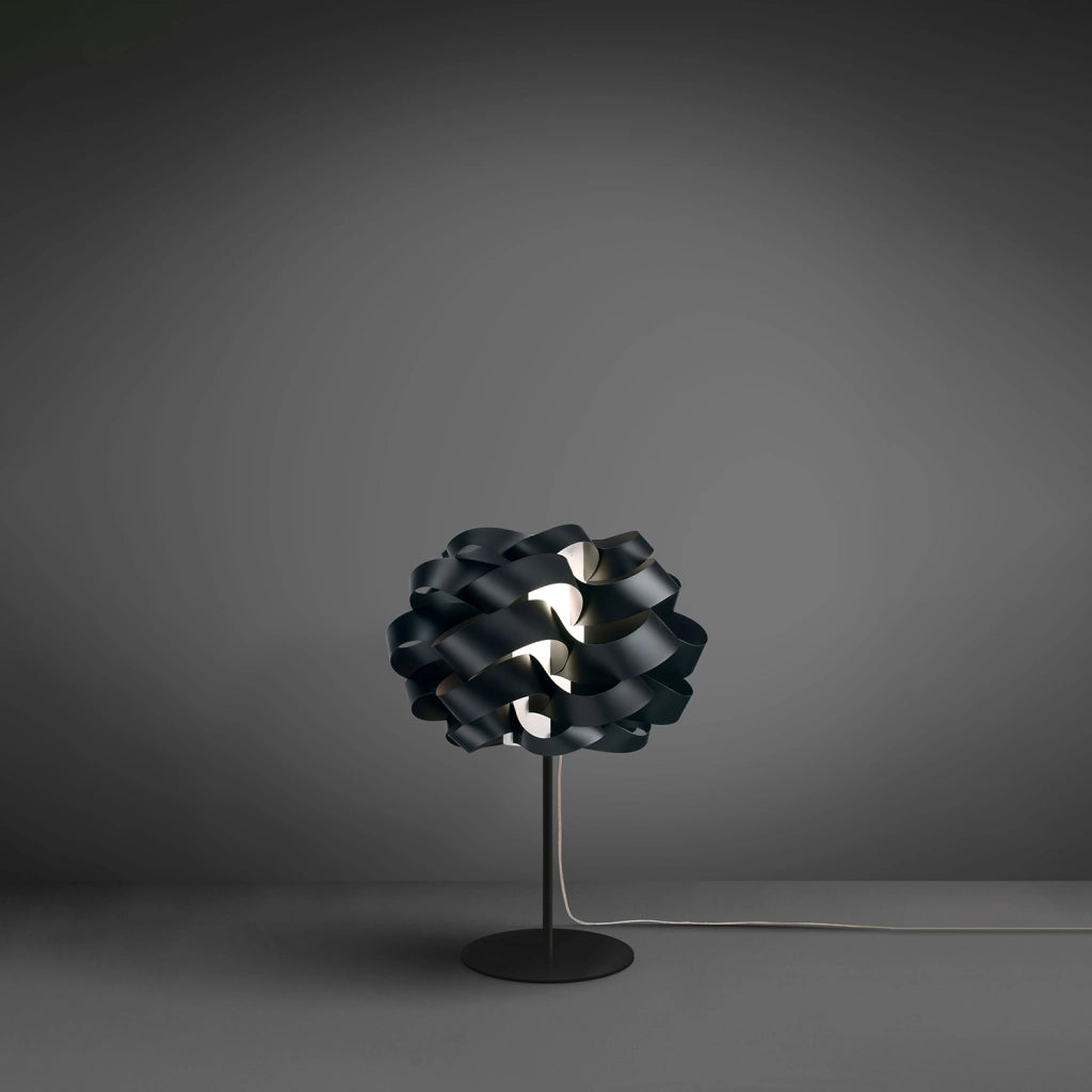 Lampada Da Scrivania-Ufficio Moderna Cloud Polilux ® Nero E Metallo 1 Luce E14