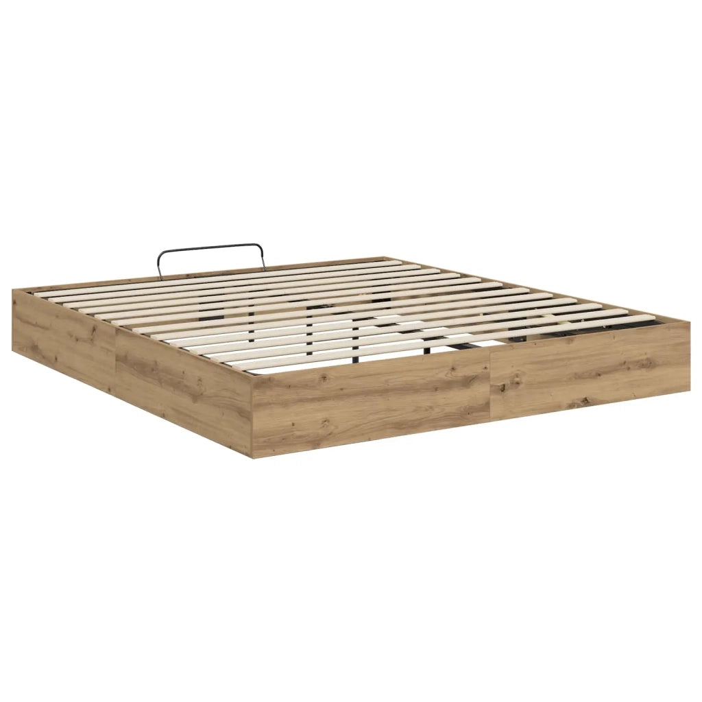 Letto ottomano Rovere Artigianale 203 x 160 x 25 cm 3409220