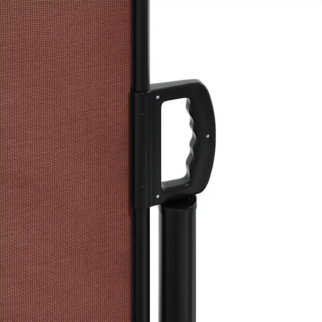 Tenda da Sole Laterale Retrattile Marrone 180x600 cm 4004539