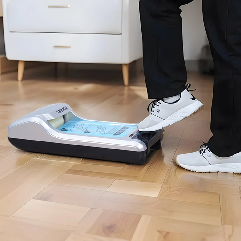 Distributore automatico di copriscarpe B1 argento, per taglie fino a EU 44, pratico e durevole per casa e ufficio