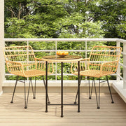 Set da Pranzo da Giardino 3 pz in Polyrattan 3157833