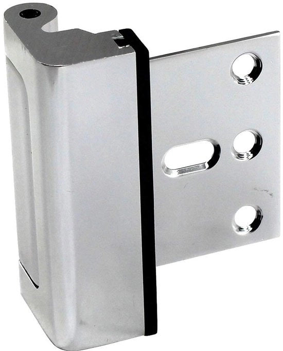 Rafforzamento della Maniglia Porta - Maniglia Porta Esterna - Maniglia Porta per Bambini - Struttura in Alluminio Leggera - Altezza 3 Pollici - Resistente ai Colpi - Maniglia di Sicurezza