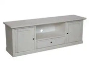 Mobile Porta tv Shabby chic bianco anticato 1 cassetto