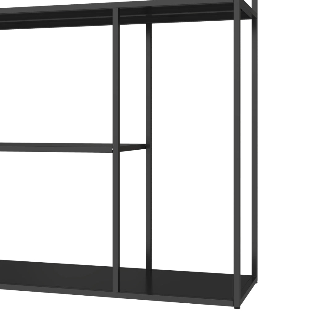 Libreria in metallo 189cm nera LAUREEN