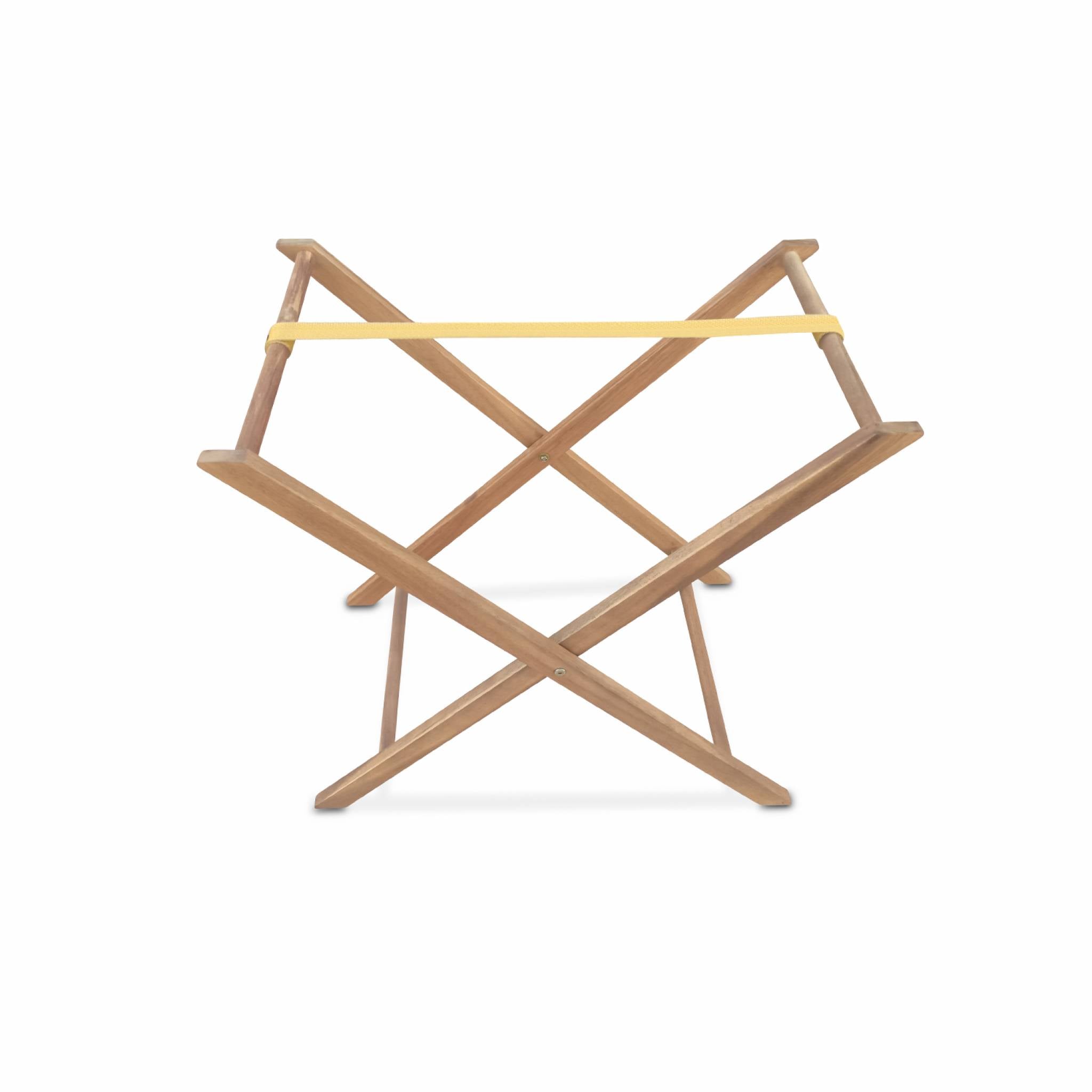 Tavolo da giardino ripiano rimovibile in acacia, marrone naturale