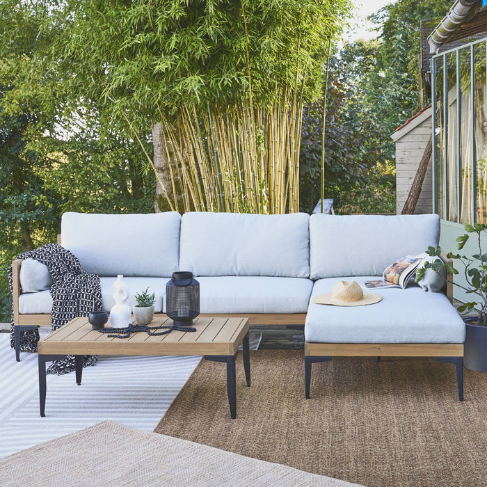 Tappeto per interni/esterni effetto juta scuro 120x170cmi sweeek