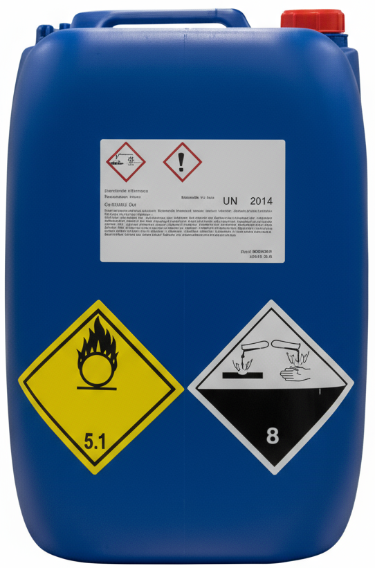 Acqua Ossigenata 25 Lt 130 Volumi Perossido D'Idrogeno Sbiancante Ossidante