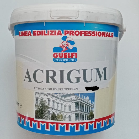 Acrigum 20kg bianca guaina liquida isolante pittura acrilica per terrazzi