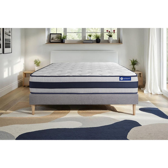 Kit rete e materasso Actiflex ergo 120x190cm - Spessore : 24cm - Molle insacchettate e memory foam - rigido