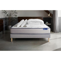 Pacchetto letto completo - Materasso 140x200cm + Box spring con doghe (kit) + 2 cuscini + Piumino - Actiflex Form
