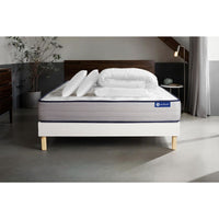 Pacchetto letto completo - Materasso 180x200cm + Box spring con doghe (kit) + 2 cuscini + Piumino - Actiflex Form