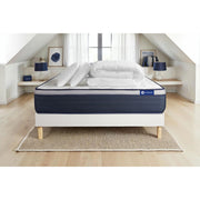 Pacchetto letto completo - Materasso 140x190cm + Box spring con doghe (kit) + 2 cuscini + Piumino - Actiflex Max