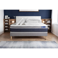 Pacchetto letto completo - Materasso 180x200cm + Box spring con doghe (in kit) + 2 cuscini + Piumino - Actilatex Confort