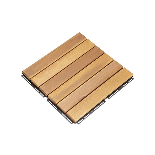 Set di piastrelle per decking in legno, 30x30cm