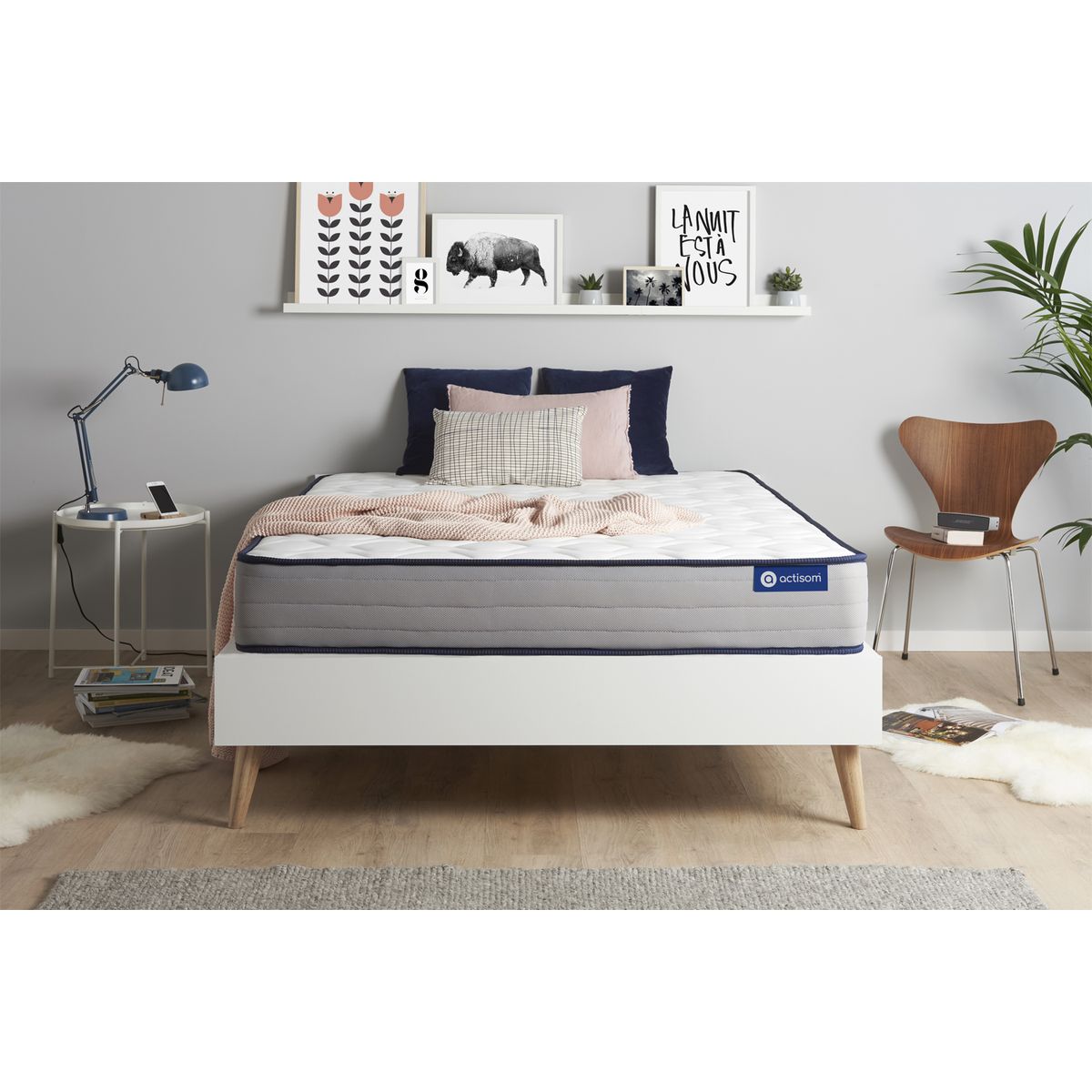 Materasso matrimoniale Actimemo form 150x195cm - Spessore : 22cm - Memory foam - Rigido