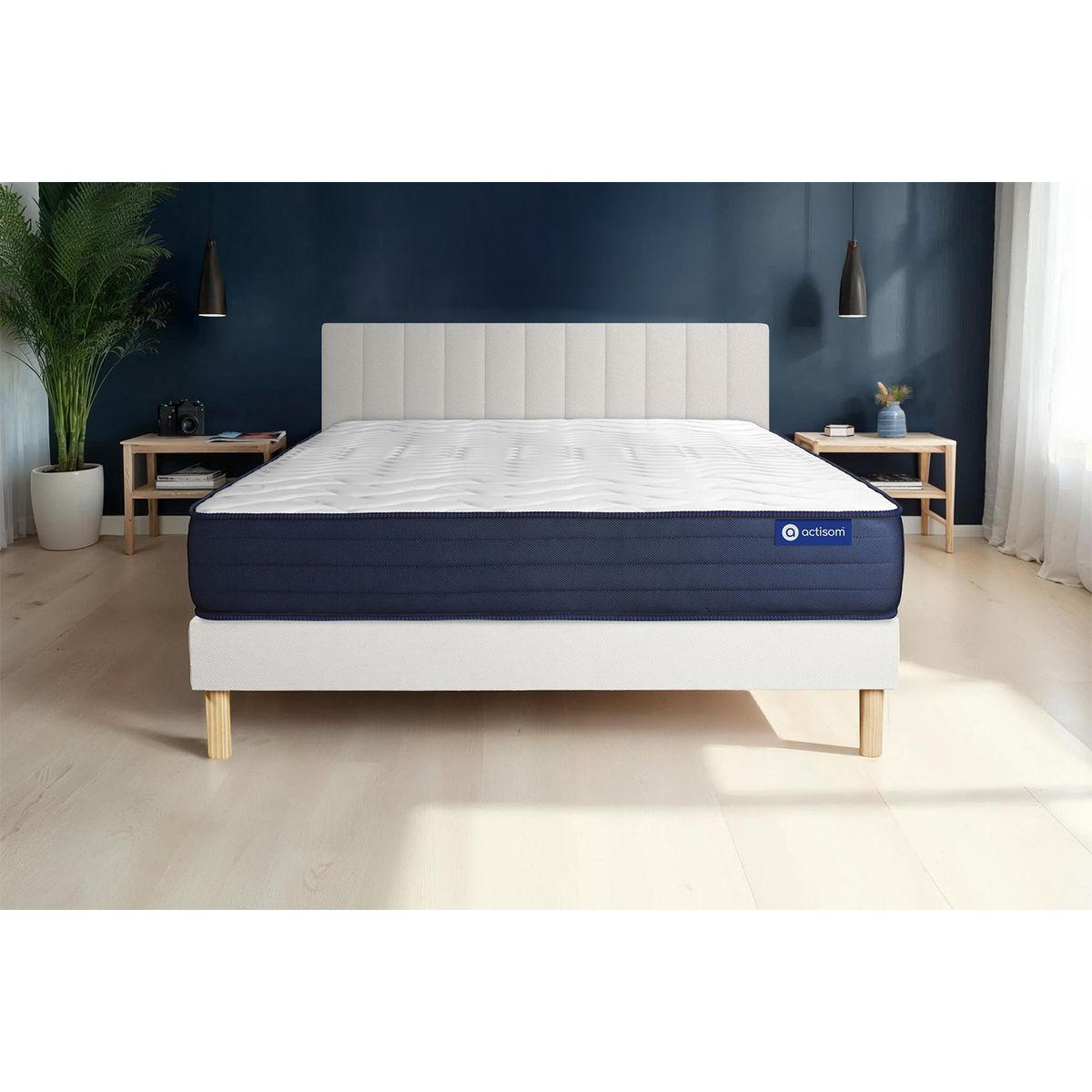 Kit rete e materasso matrimoniale Actimemo life 80x200cm - Spessore : 22cm- memory foam- molto rigido