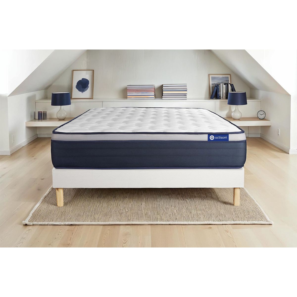 Kit rete e materasso matrimoniale Actimemo max 160x210cm - Spessore : 26cm- memory foam - rigido