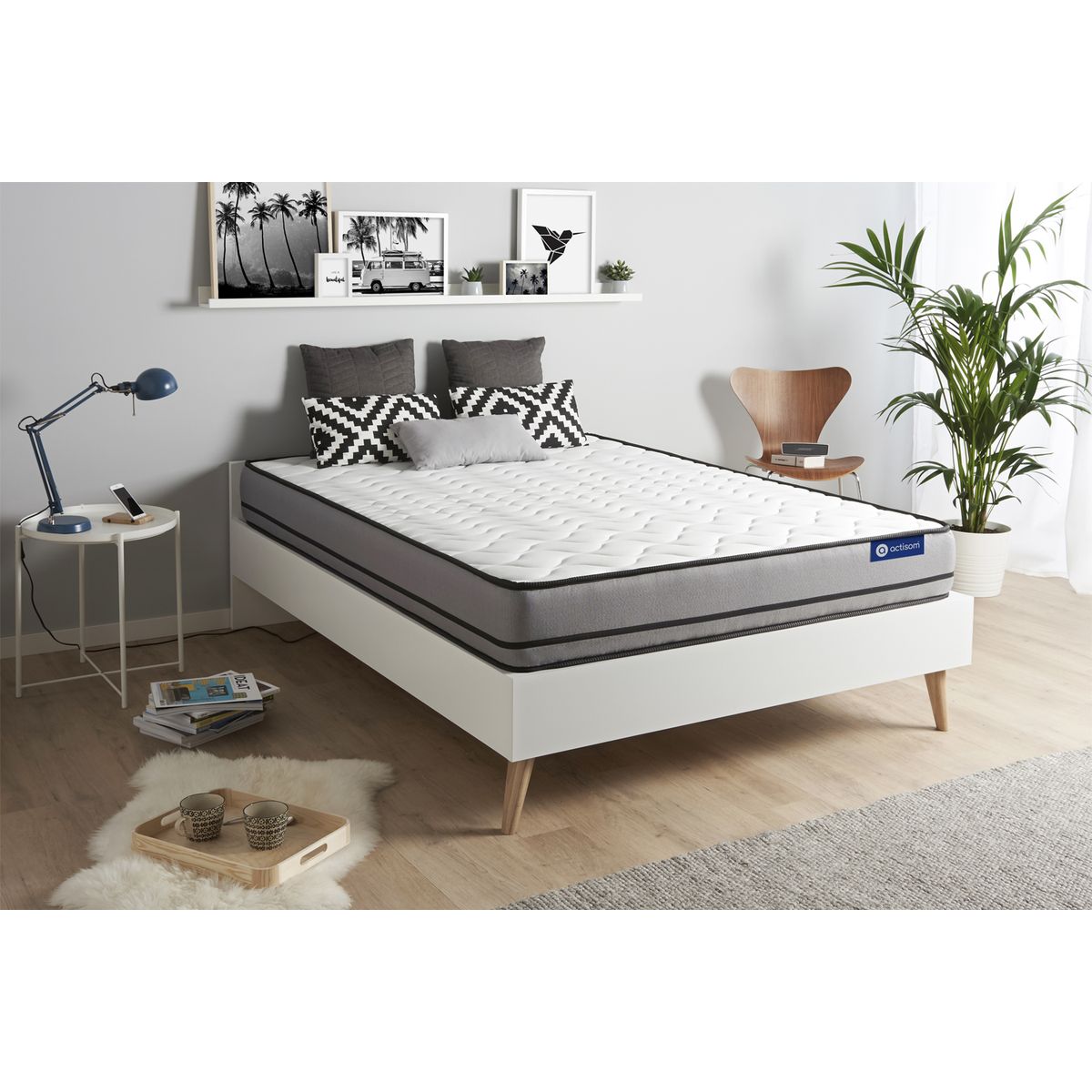 Materasso matrimoniale Actimemo night 180x220cm - Spessore : 20cm - Memory foam - Molto rigido