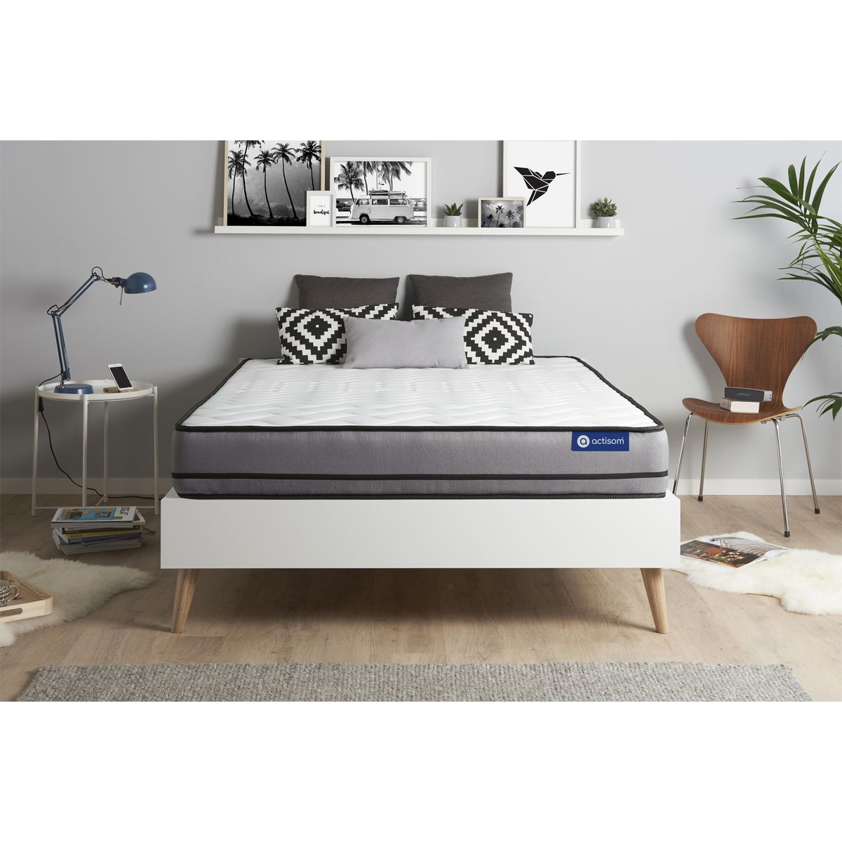 Materasso matrimoniale Actimemo night 150x190cm - Spessore : 20cm - Memory foam - Molto rigido