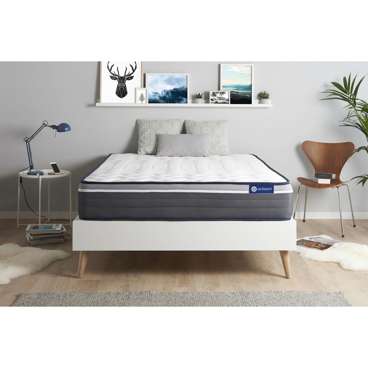 Materasso matrimoniale Actimemo plus 140x210cm - Spessore : 26cm - Memory foam - Molto rigido