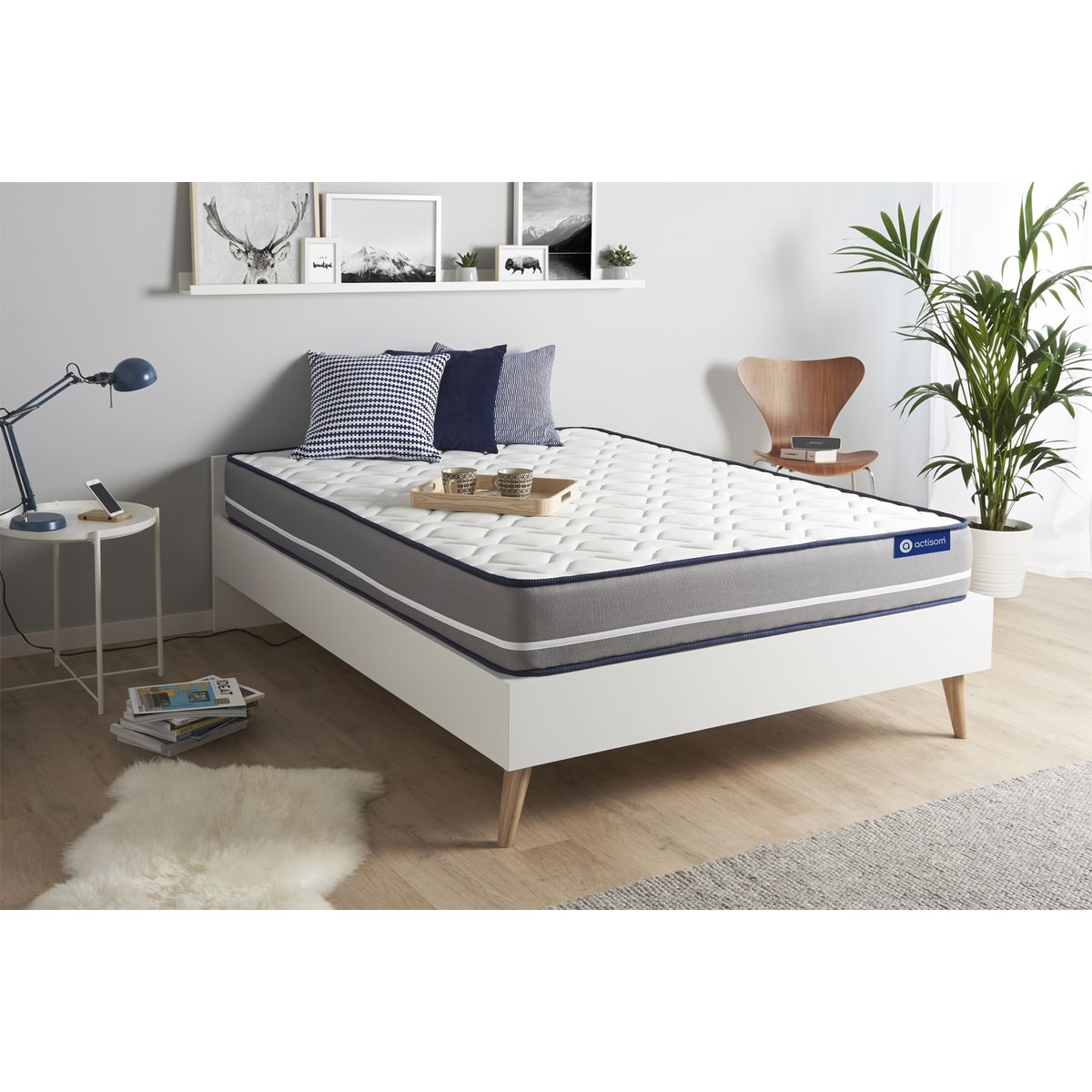 Materasso matrimoniale Actimemo pur 140x190cm - Spessore : 20cm - Memory foam - Rigido