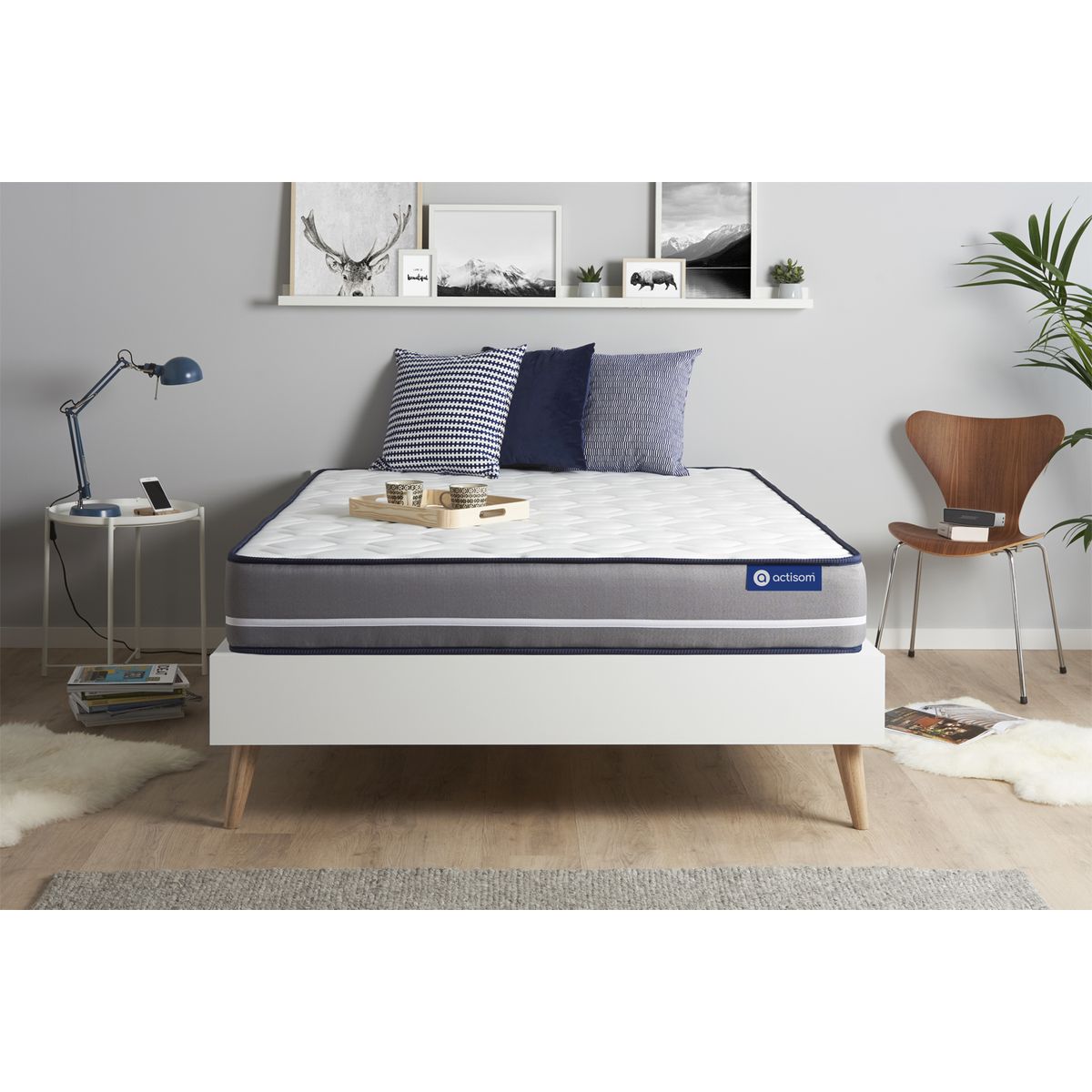 Materasso matrimoniale Actimemo pur 160x190cm - Spessore : 20cm - Memory foam - Rigido