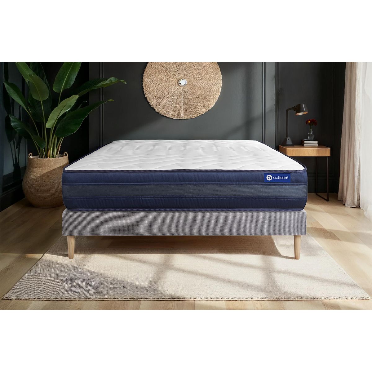 Kit rete e materasso matrimoniale Actimemo tech 160x190cm - Spessore : 24cm- memory foam- molto rigido
