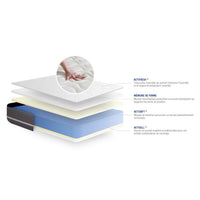 Materasso Actimemo touch 133x183cm - Spessore : 20cm - Memory foam - Bilanciato