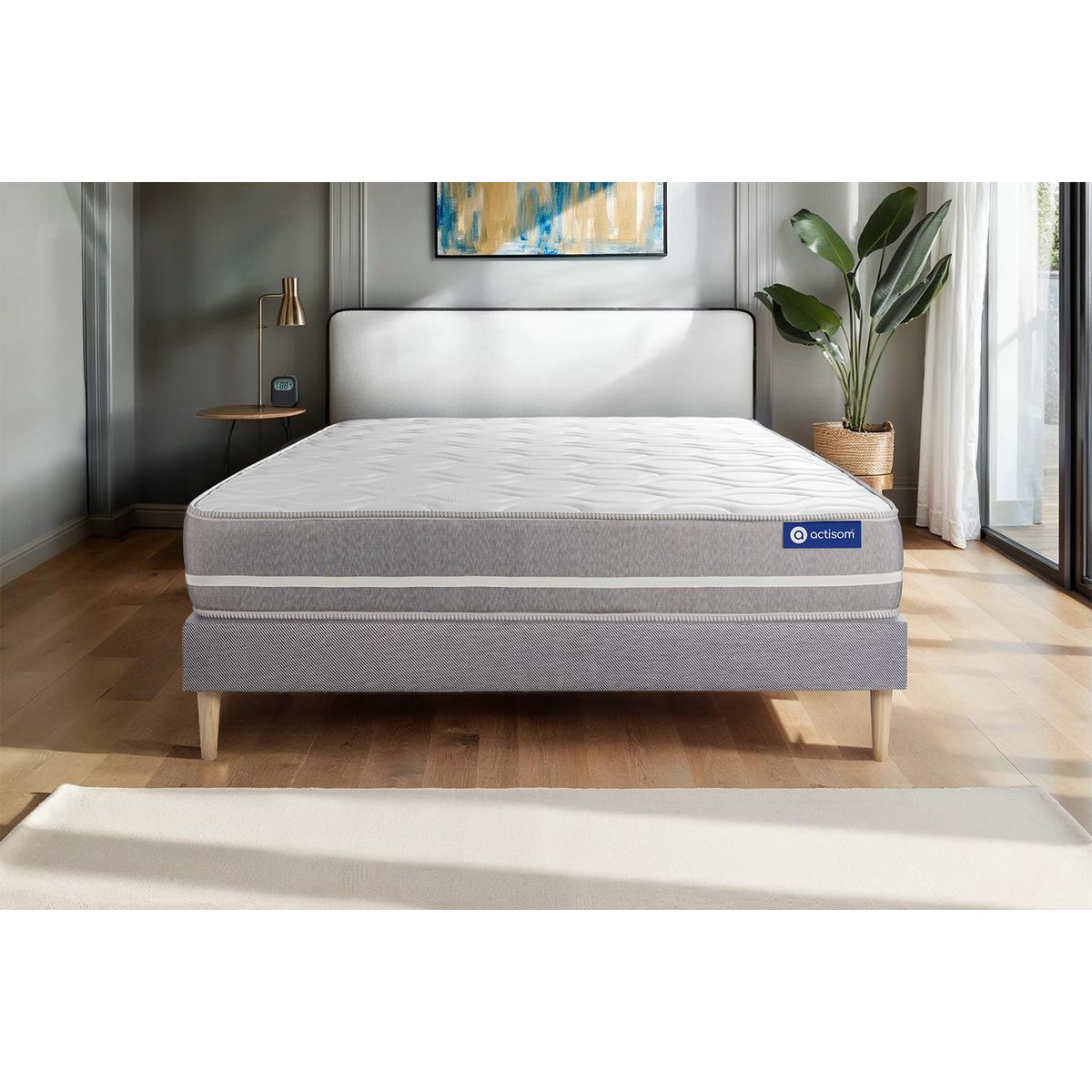 Kit rete e materasso Actimemo touch 120x200cm - Spessore : 20cm- memory foam - Bilanciato -