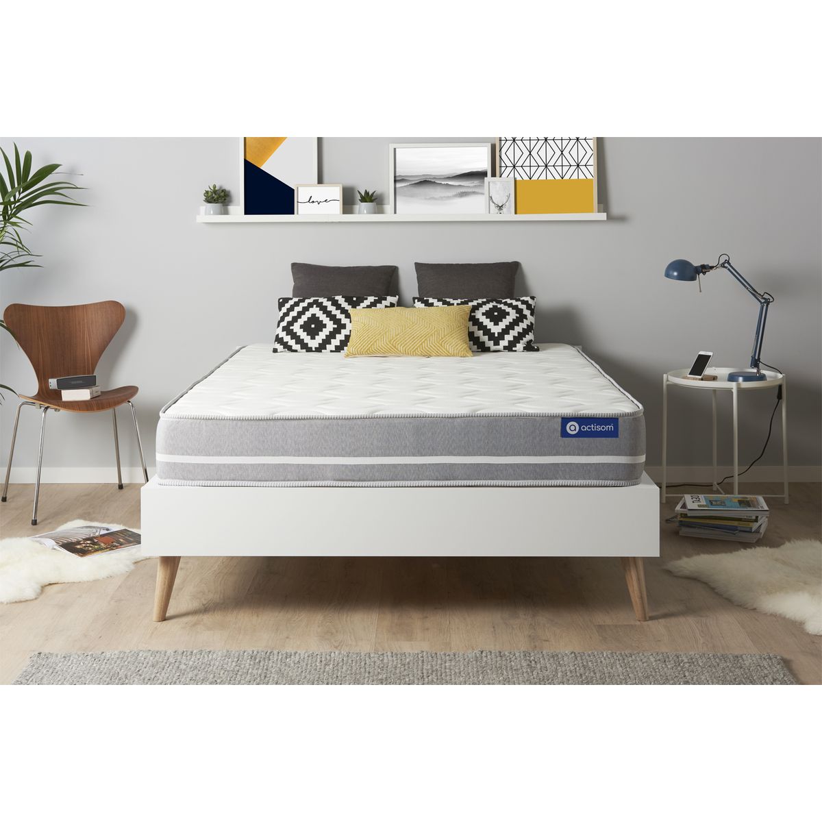 Materasso matrimoniale Actimemo touch 150x195cm - Spessore : 20cm - Memory foam - Bilanciato