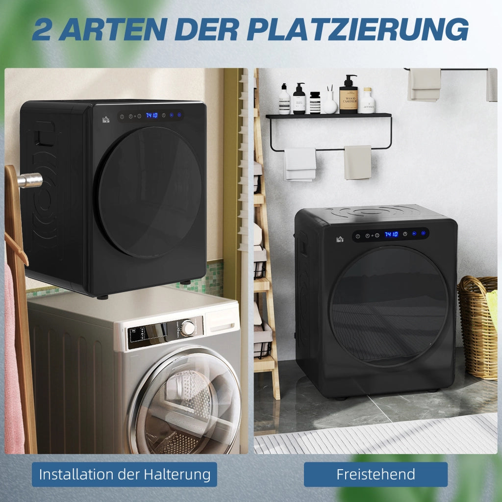 Asciugabiancheria 6 programmi 5kg ¨C zephmum ¨C 40-60¡ãC touch nero