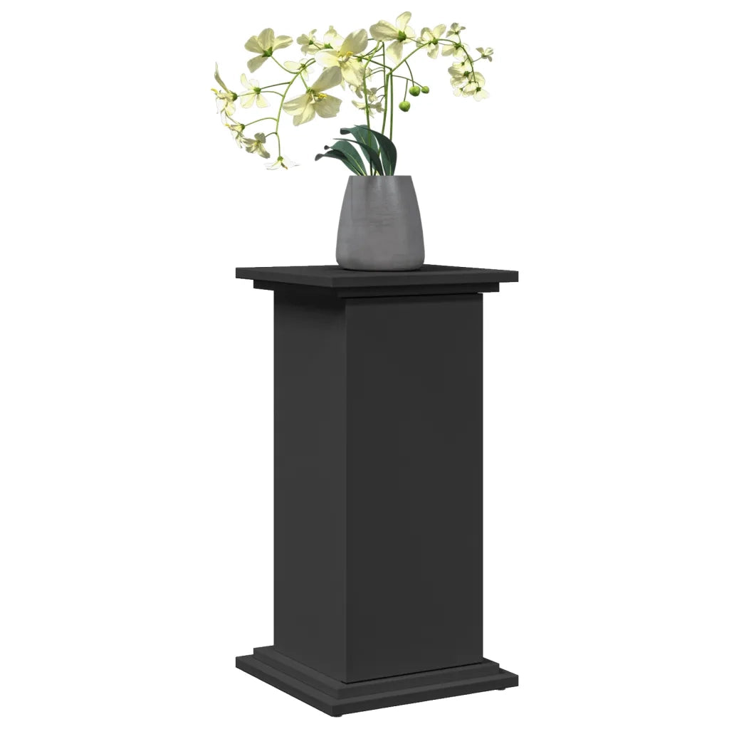 Supporto Espositivo Portaoggetti Nero 31x30x60 cm Truciolato 854617