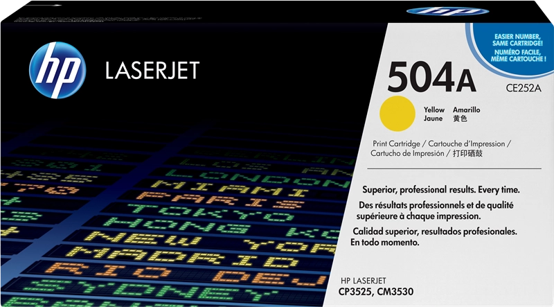 HP Cartuccia Toner originale giallo LaserJet 504A